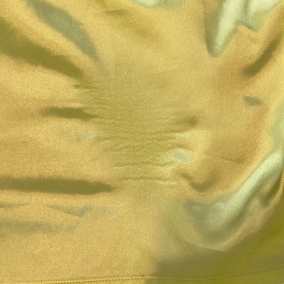 T Tahari navy blue sheath w/print band green & blue zipper & green lining - Picture 9 of 15